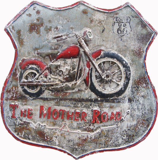 Motorcycle badge