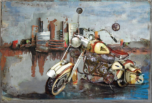 Motorcycle and City