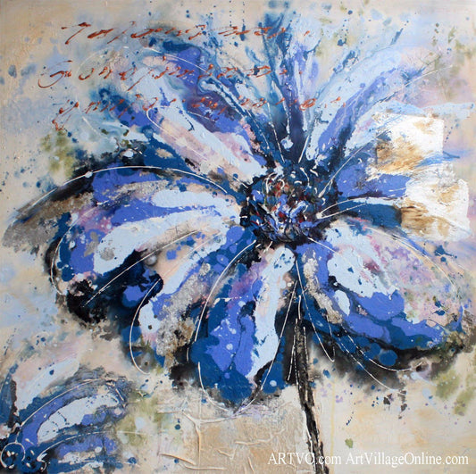 Paintings-Blue Flower