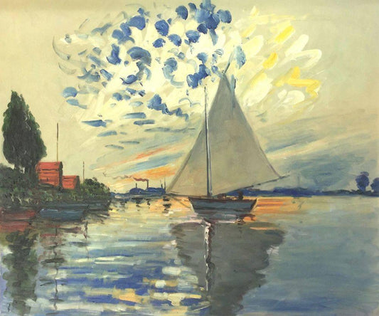 Sailboat at Le Petit-Gennevilliers